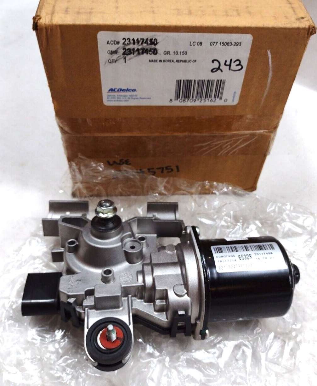 Genuine OEM GM Chevrolet Colorad Windshield Wiper Motor 2015-2022 23117450