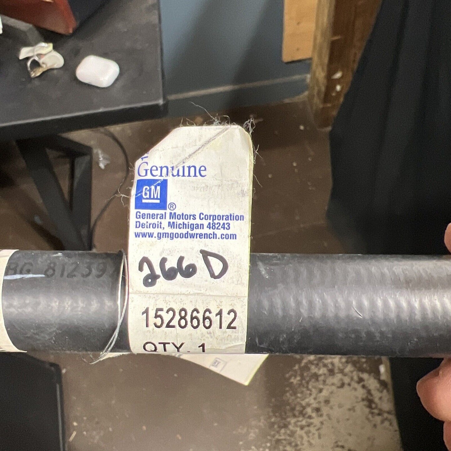 New OEM Genuine GM ACDelco Chevrolet 06-16 Heater Outlet Hose 15286612