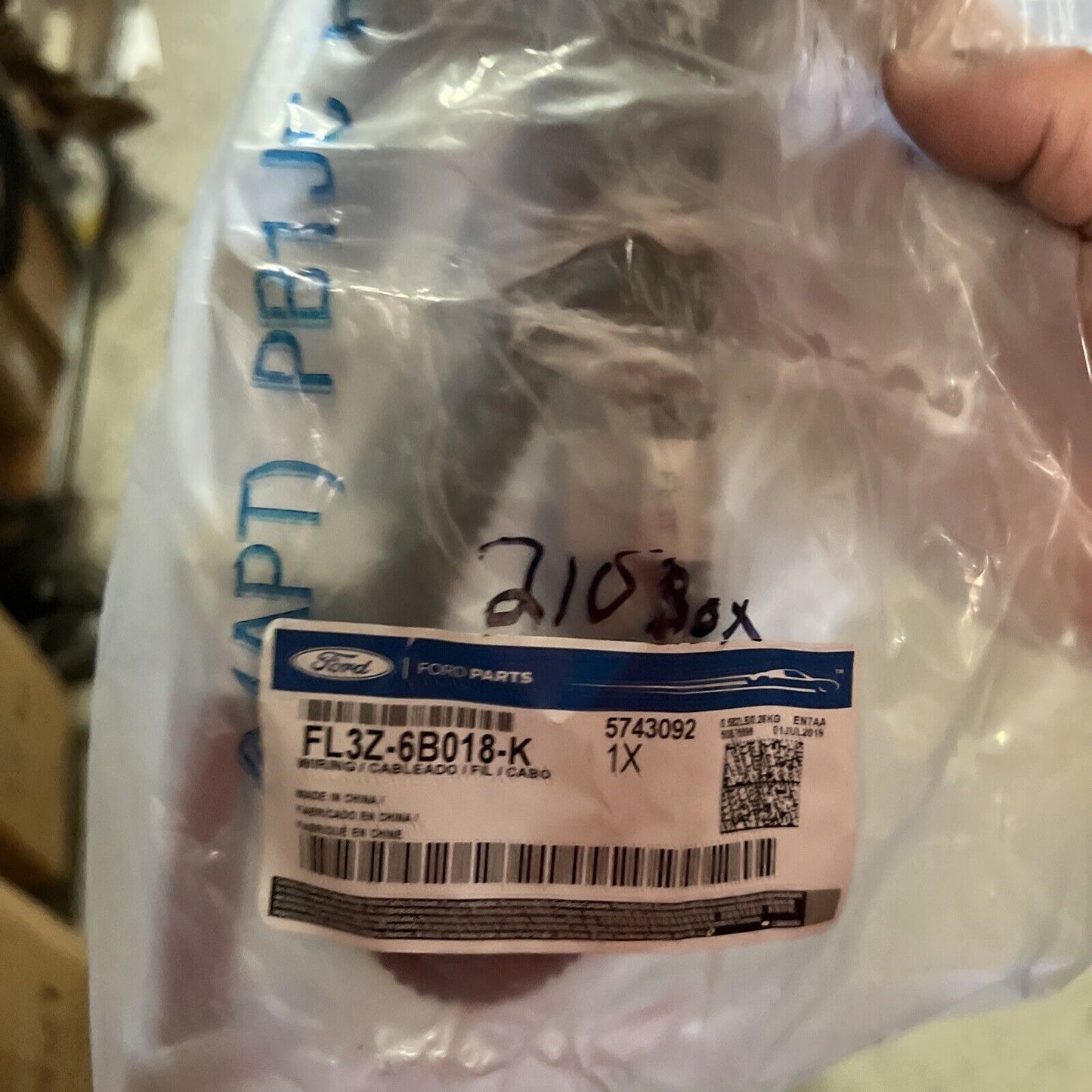 New OEM Genuine Ford F-150 2017 Wire Assembly FL3Z-6B018-K