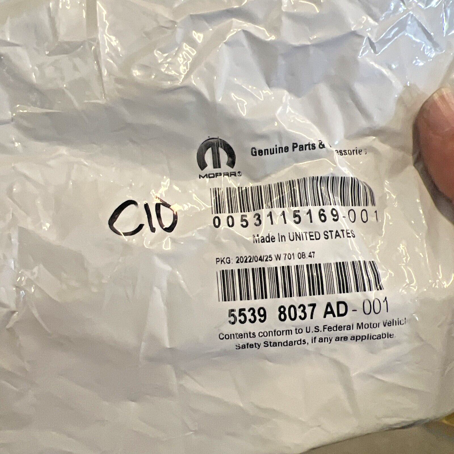 NEW Genuine OEM Mopar Suspension Stabilizer Bar Bushing 55398037AD