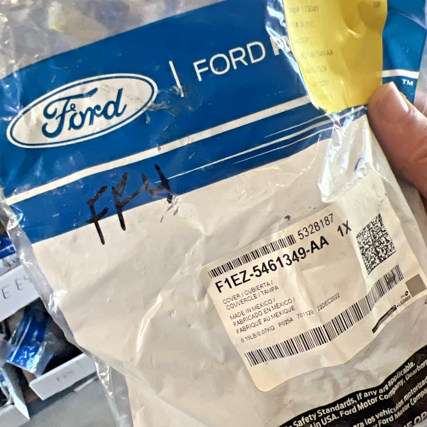 NEW Genuine OEM Ford Rear Seat Cover Black F1EZ5461349AA