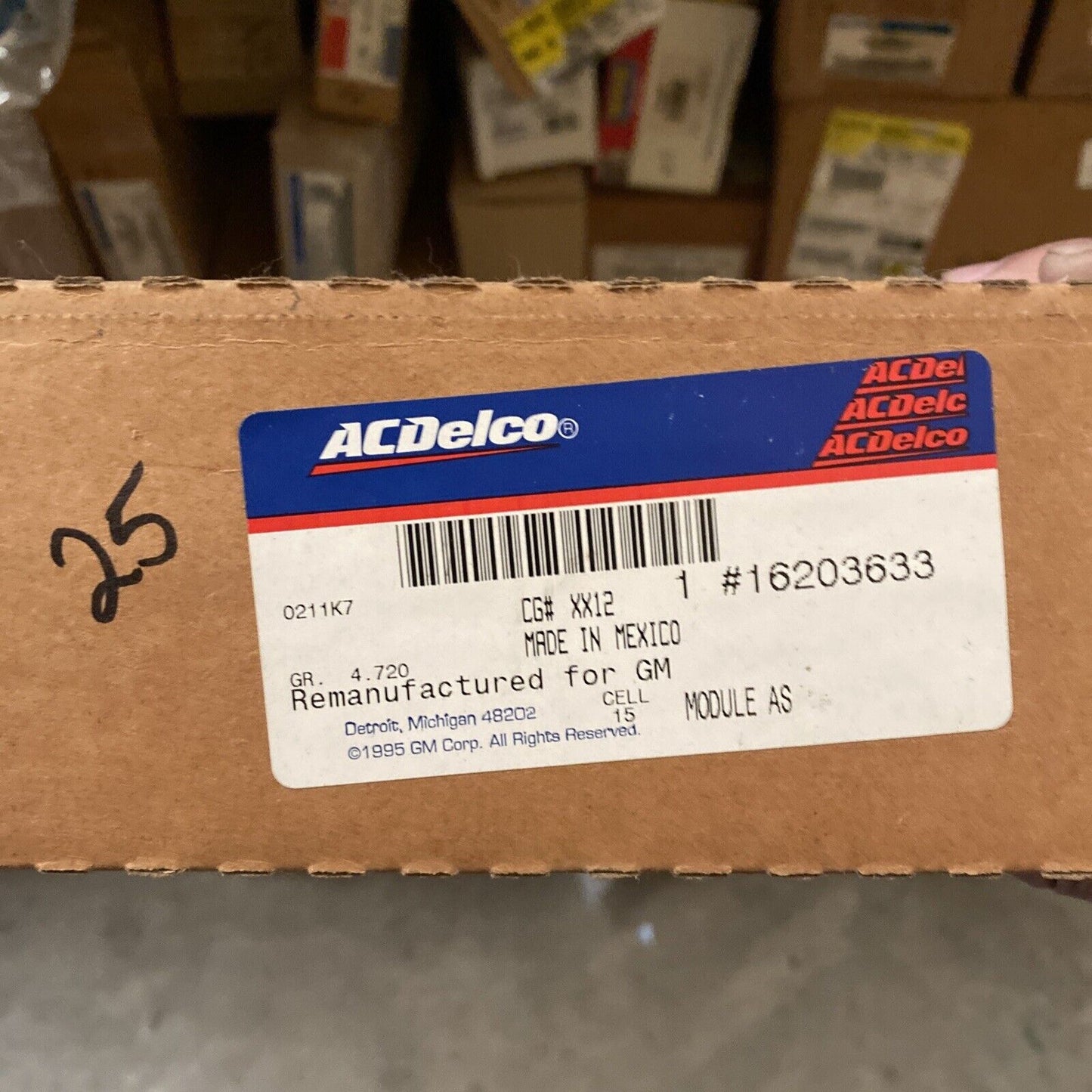 New ACDelco 16203633 ABS Control Module For Some 95 Regal, Lumina, Monte Carlo