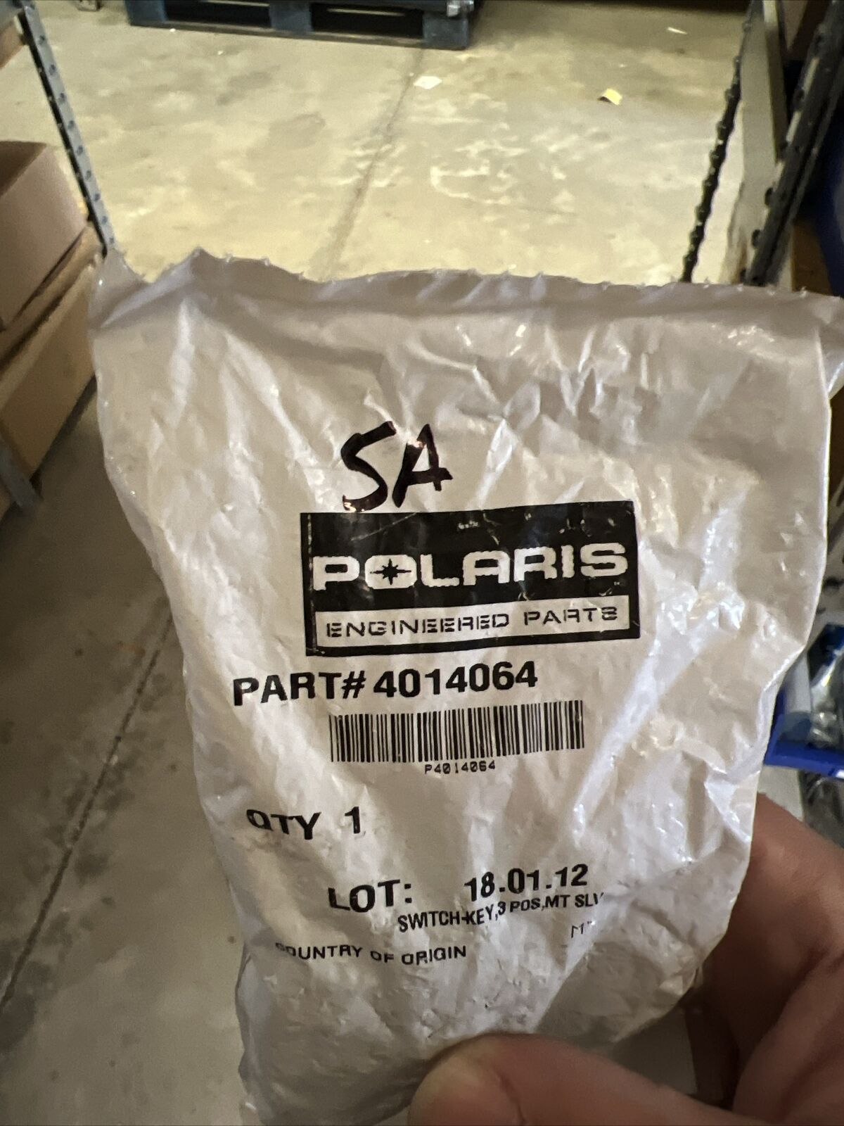 New OEM Genuine Polaris Key Switch 3 Position 4014064