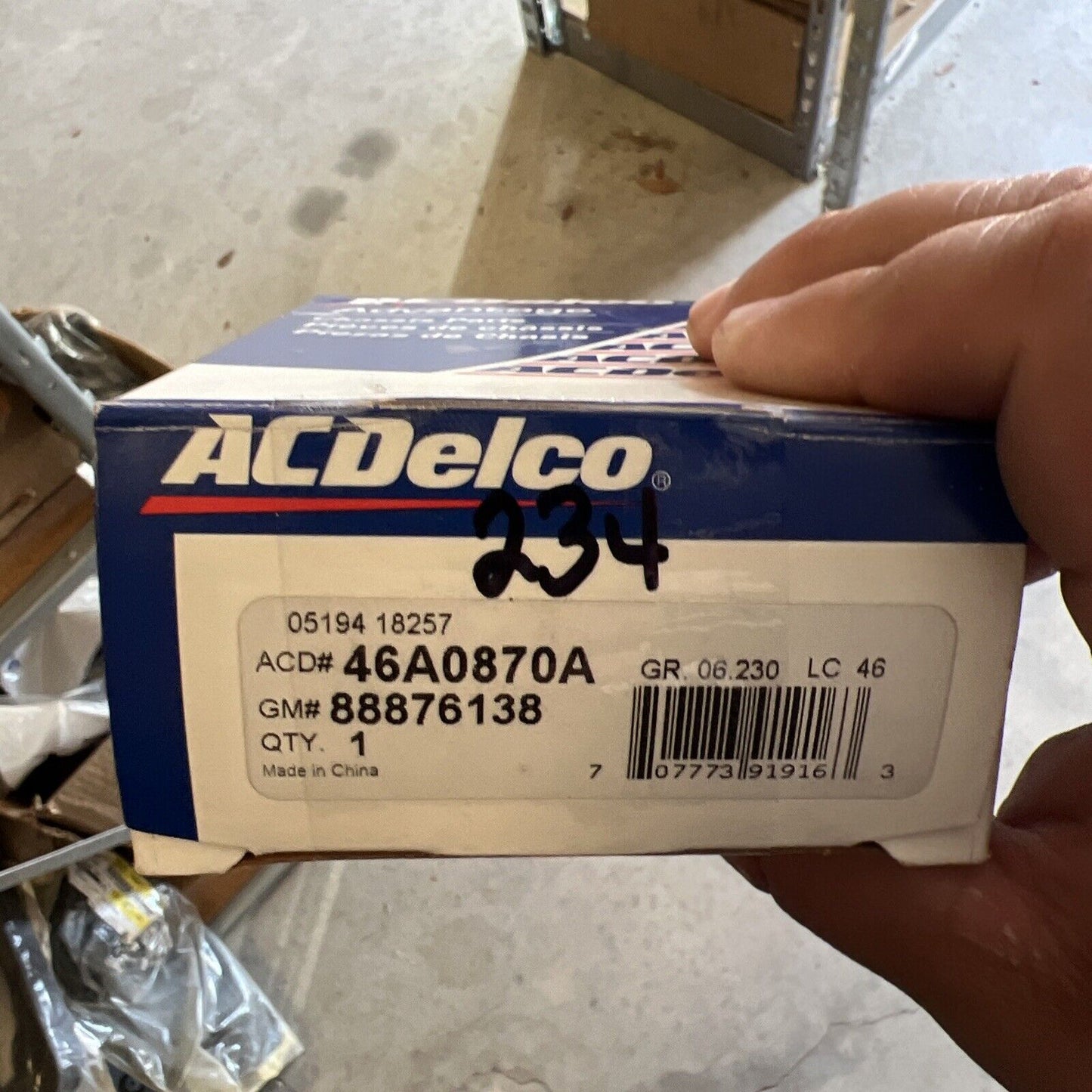 New OEM GM Steering Tie Rod End ACDelco 46A0870A