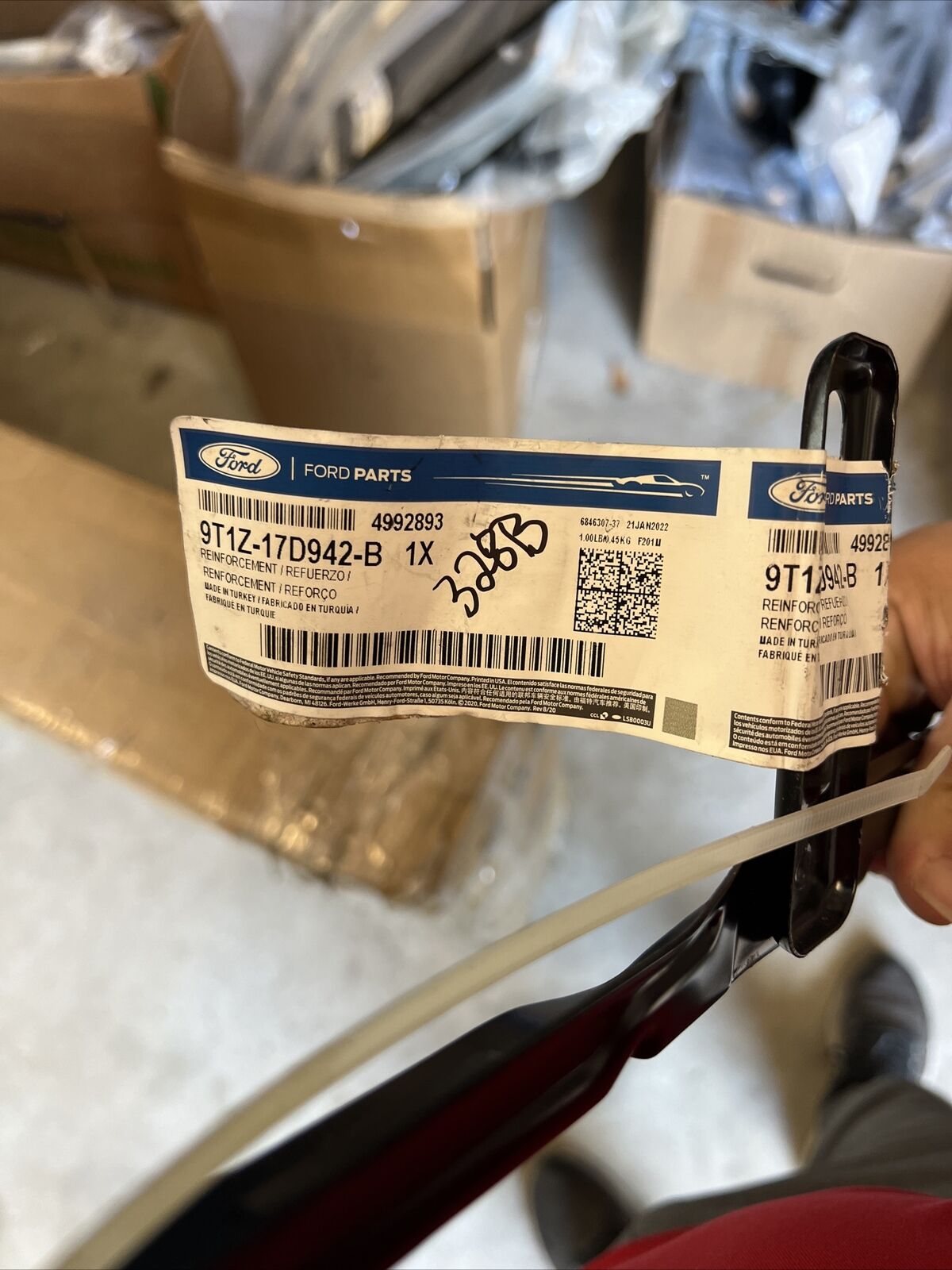 Genuine OEM Ford Transit Connect Impact Bar Bracket 2010-2013 9T1Z17D942B