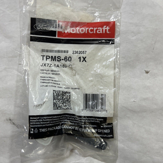 1 Single* Genuine OEM Ford Motorcraft TPMS60 Tire Pressure Sensor 315MHz