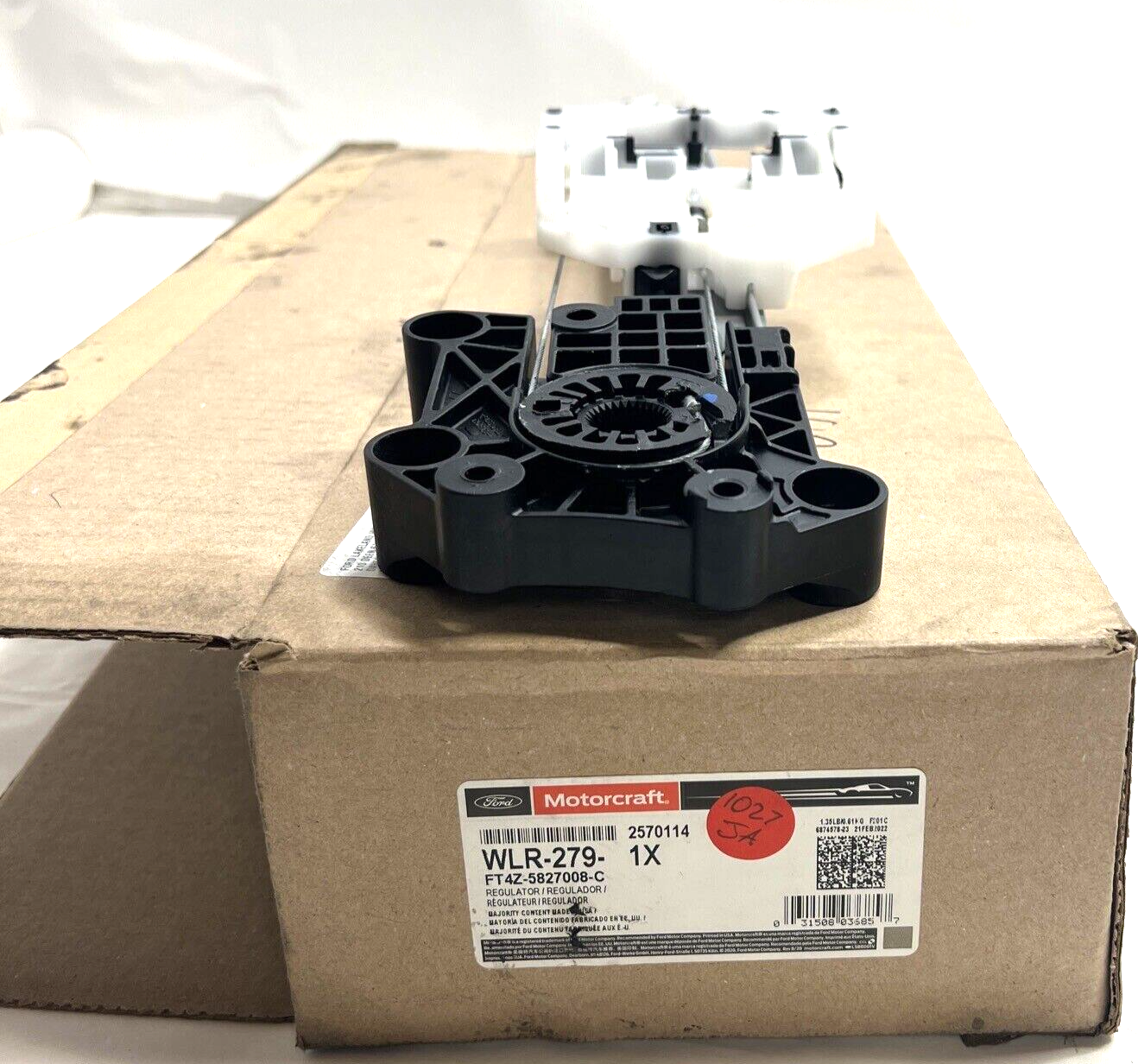 New OEM Genuine Ford Right Passenger Side Window Regulator Motorcraft WLR279