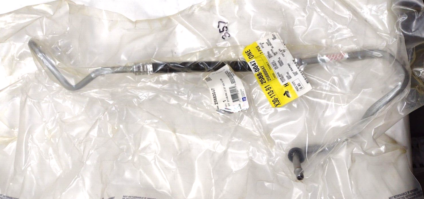 NEW Genuine OEM GM Automatic Transmission Fluid Cooler Inlet Line 3.6L 25880047