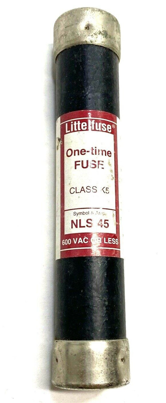 New LittleFuse Class K5 One Time Fuse NLS45