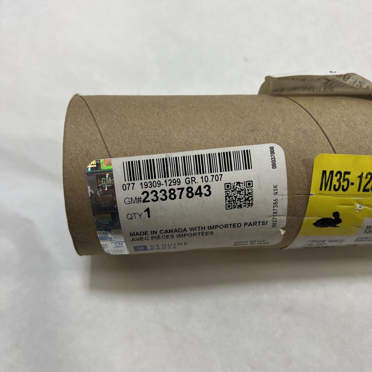 Genuine OEM GM Chevrolet Front Left Side Window Sweep Belt Molding 23387843