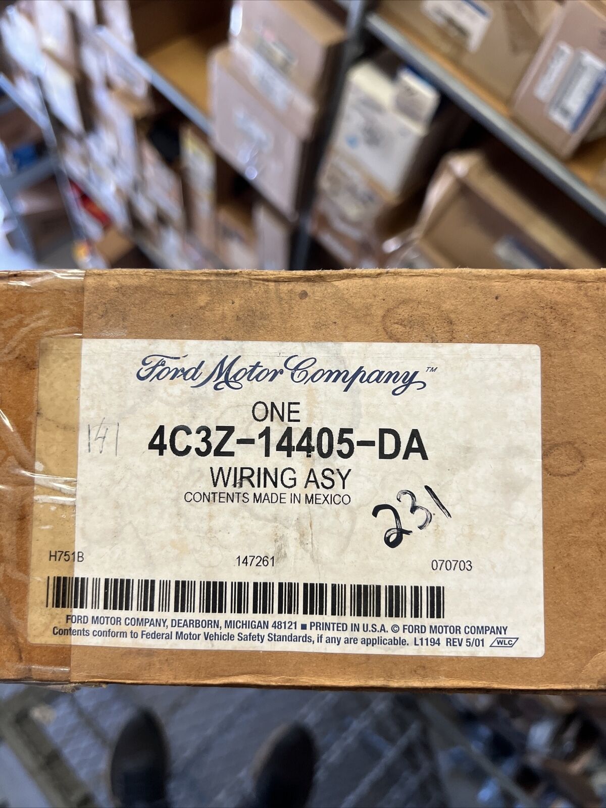 New OEM Genuine Ford Wiring Assembly 4C3Z14405DA