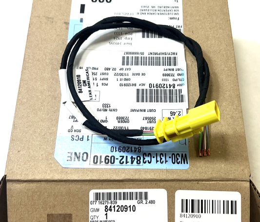 NEW Genuine OEM GM Accessory Wiring Harness 84120910