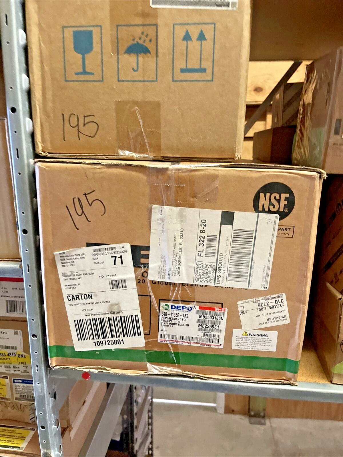 New Depo for Mercedes Benz C 250 Right Composite Headlamp Light ‎340-1135R-AF