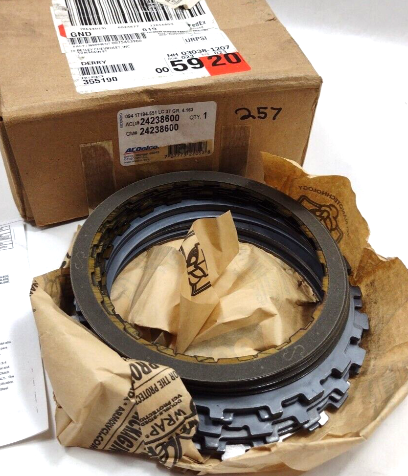 Genuine OEM GM Chevy Express 1500  Auto Tran Clutch Plate Kit 1994-2014 24238600