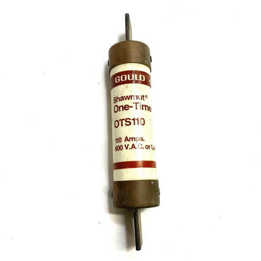New Gould Shawmut  One Time Fuse Class K5 OTS110