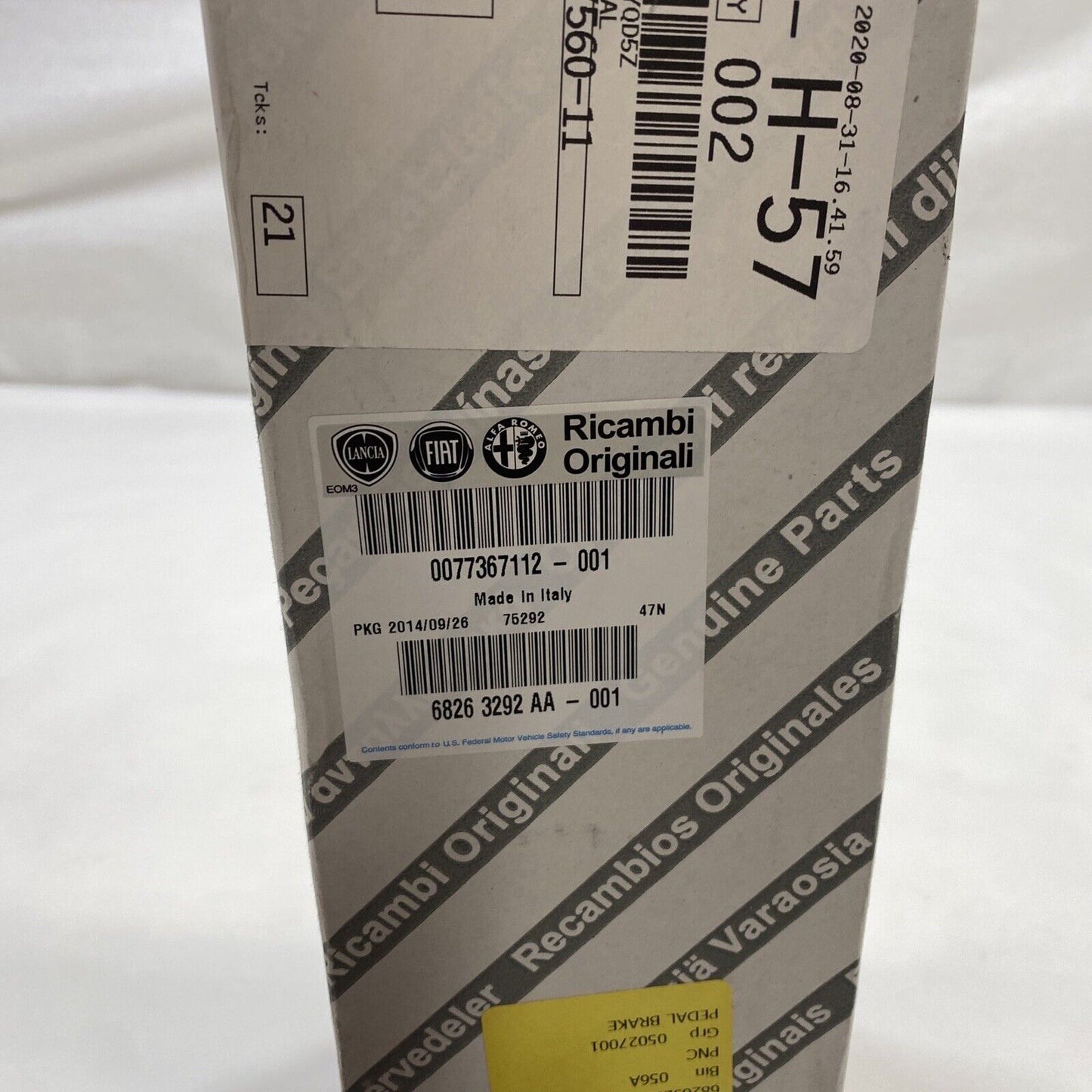 New OEM Mopar Jeep Renegade Brake Pedal 2017-2018 68263292AA