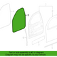 Genuine OEM GM Chevrolet Silverado 1500 Weatherstrip Seal 2014-2019 23286279