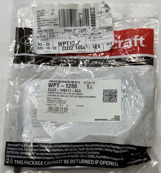New OEM Genuine Ford Motorcraft 2010-2019 Front Wire Assembly CU2Z-14S411-AEA