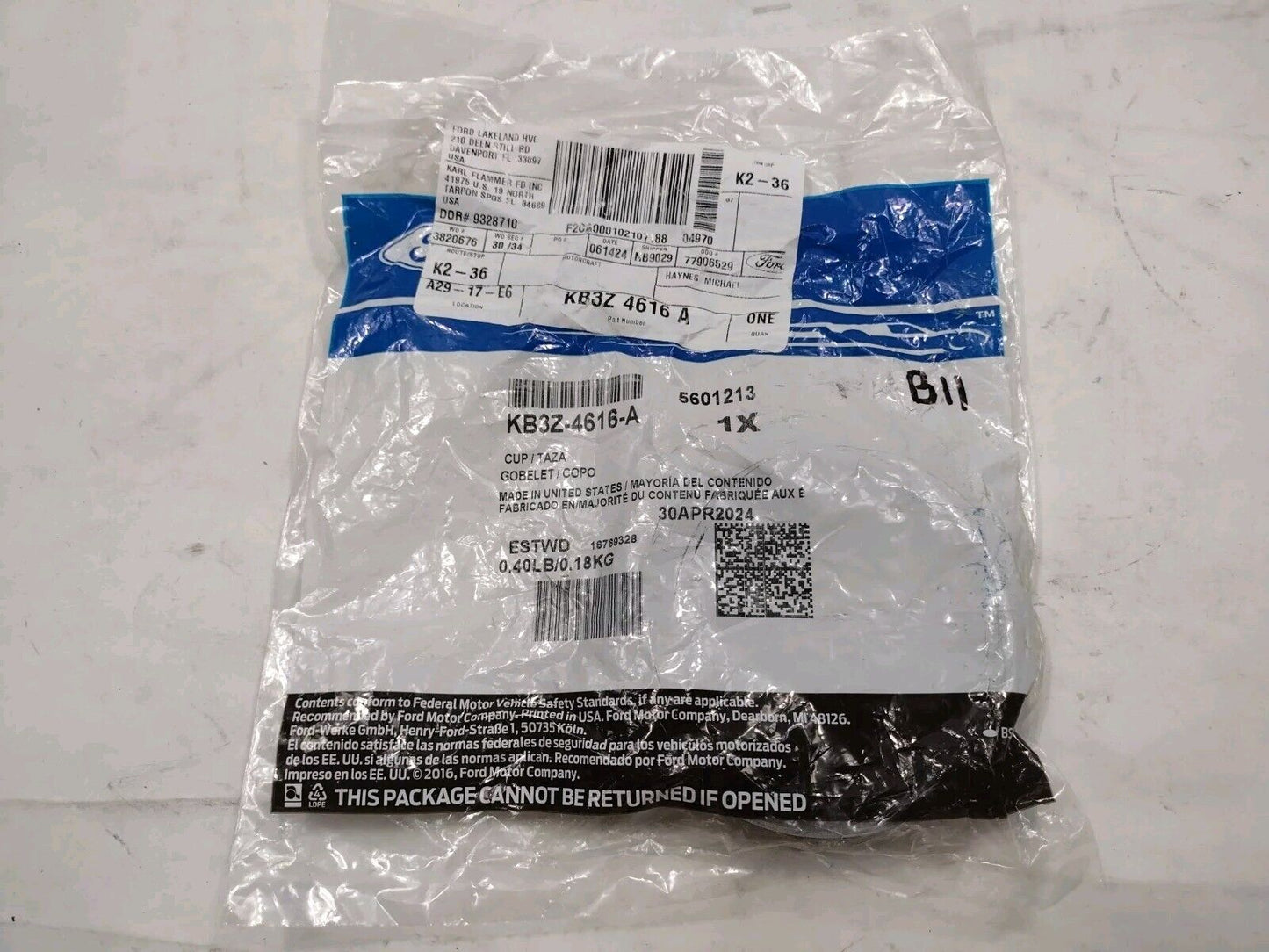 NEW OEM Ford Rear Differential Pinion Bearing Race KB3Z4616A Ranger Bronco 21-23