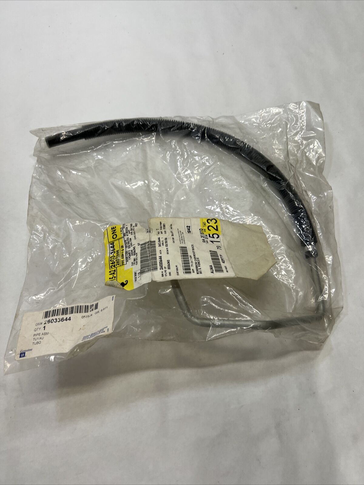 New OEM GM Buick Century Power Steering Return Hose 1994-96 26033644