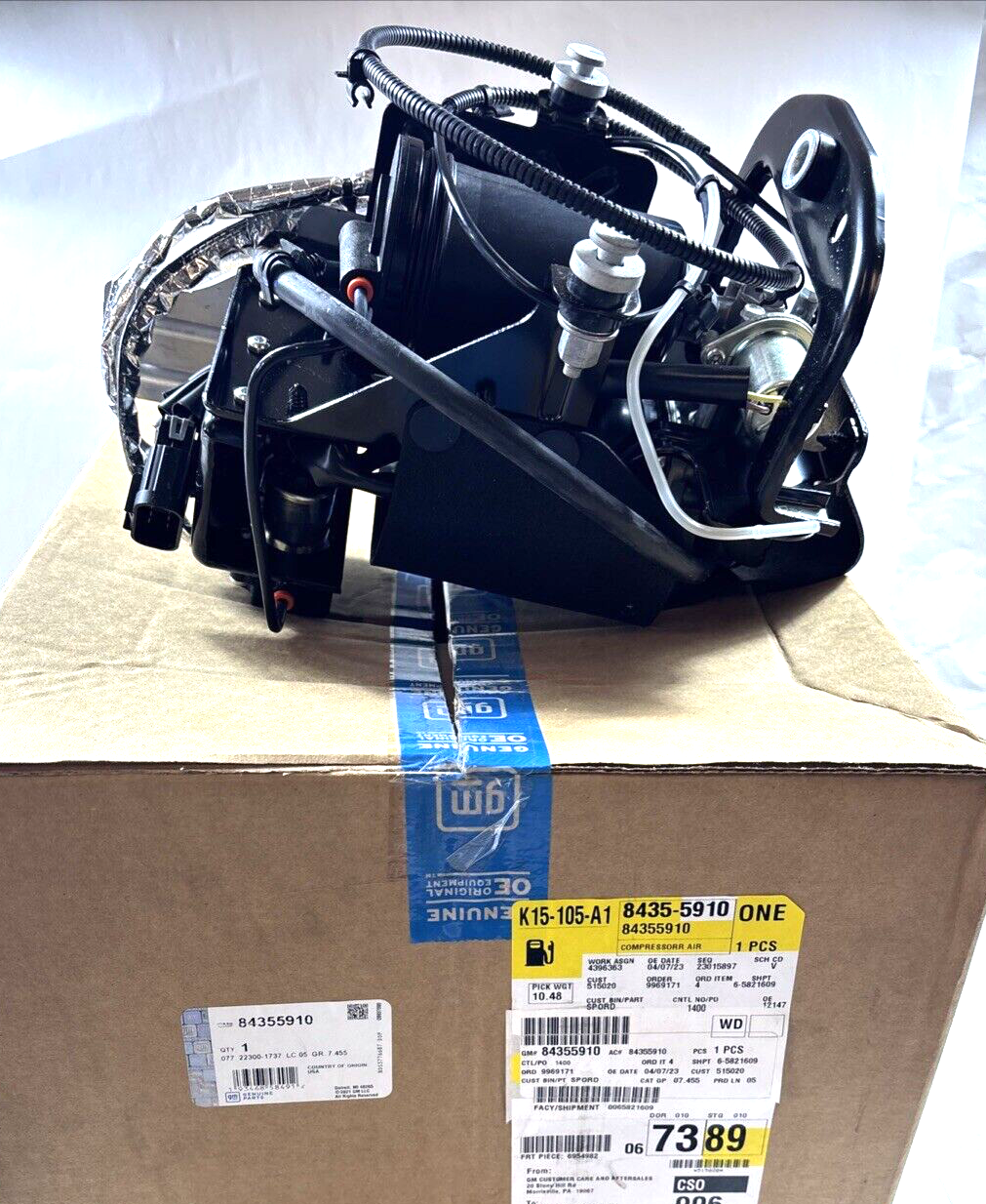 Genuine OEM GM Cadillac XTS Spring Air Compressor 2013-2019 84355910