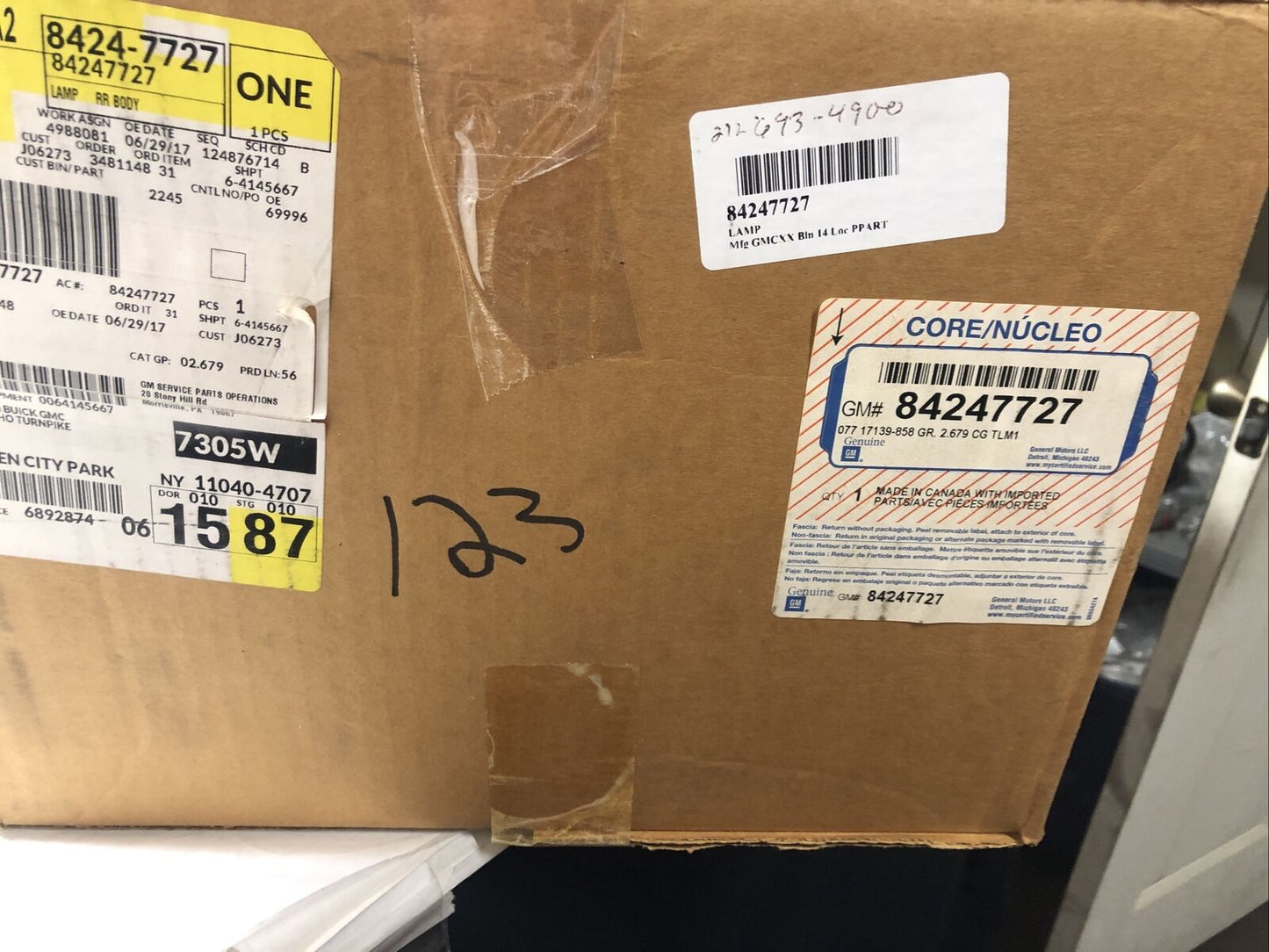 New OEM Genuine GM Chevy Impala 14-20 Rear Passenger Side Tail Light 84247727