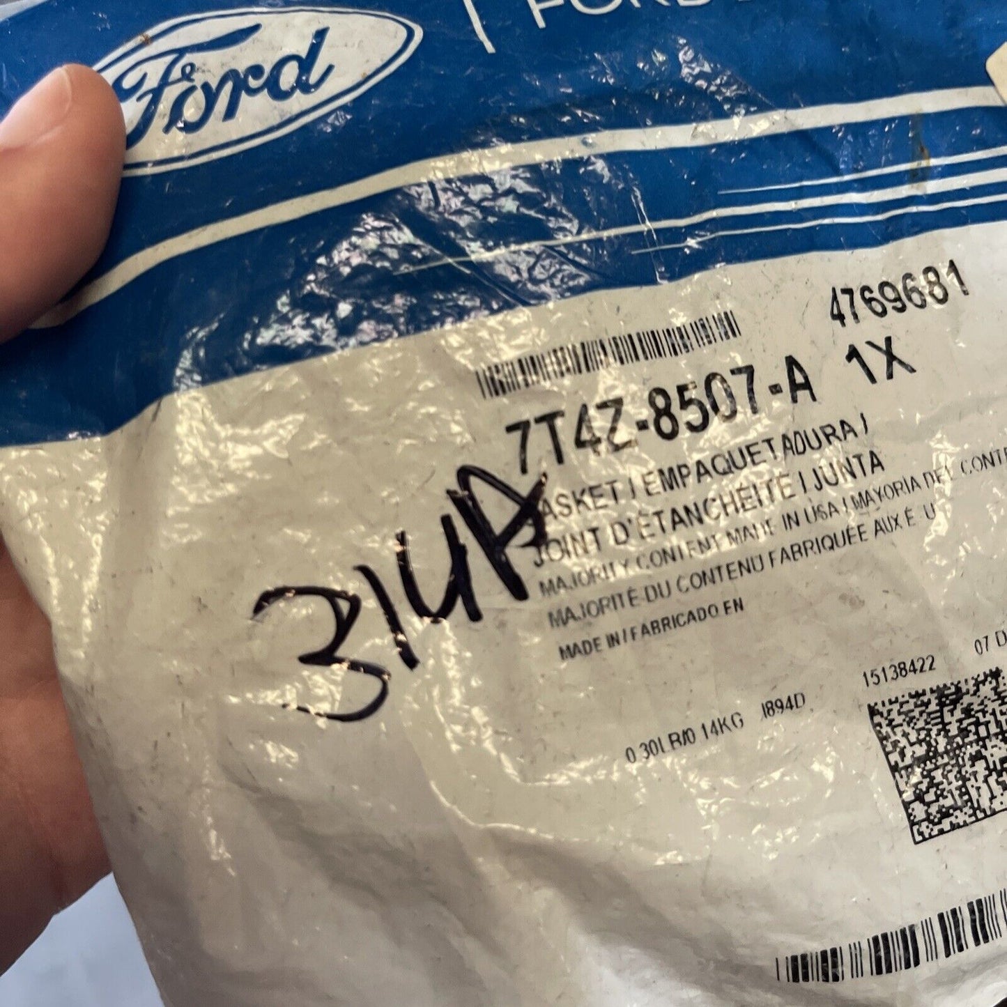 New OEM Genuine Ford Edge 2007-2014 Water Pump Assembly Gasket 7T4Z8507A