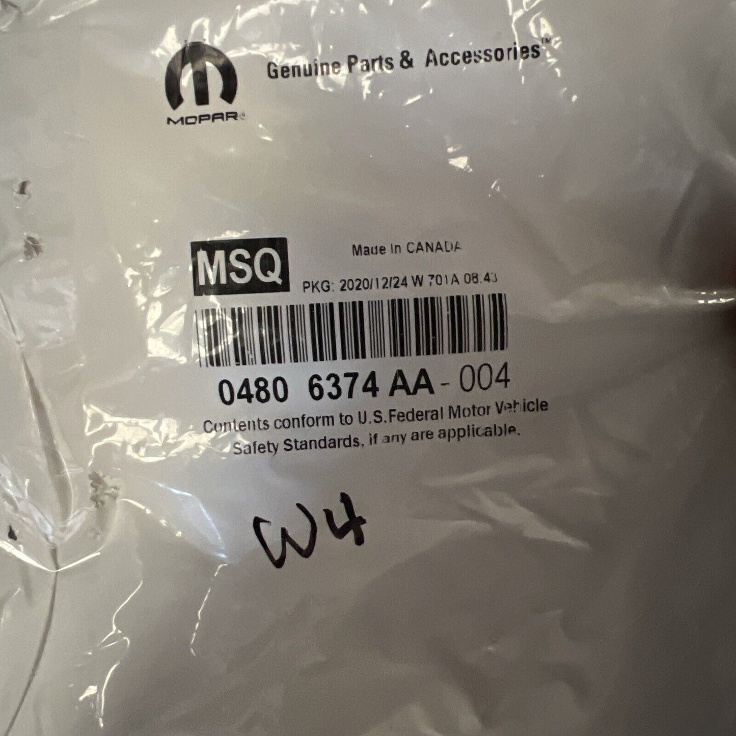 New OEM Genuine Mopar 300 2008-2010 Fascia Support Bumper Bracket 4806374AA