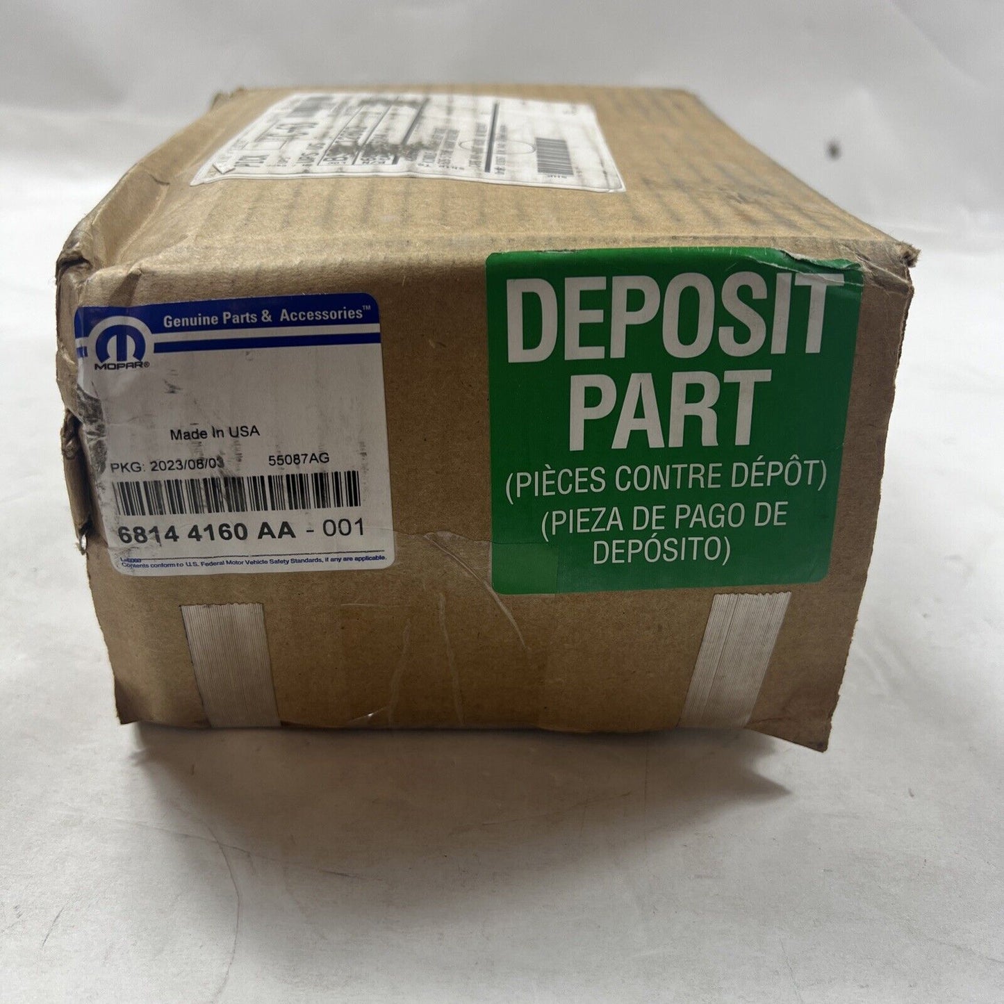 Genuine OEM Mopar Front Right Disc Brake Caliper Assembly 2012-2020 68144160AA