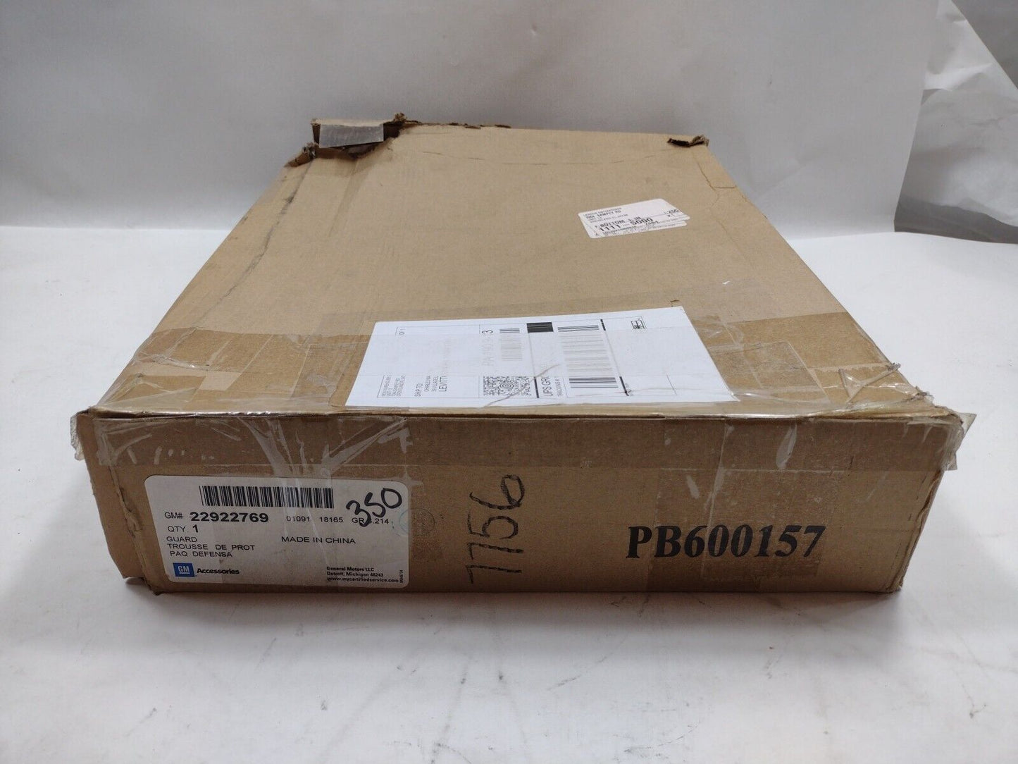 Genuine OEM GM GMC Yukon Black Grained Rear Splash Guards 2015-2020 22922769