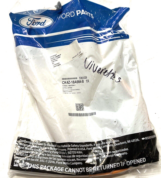 New OEM Genuine Ford Radio Antenna Aerial Assembly Base CK4Z18A984B