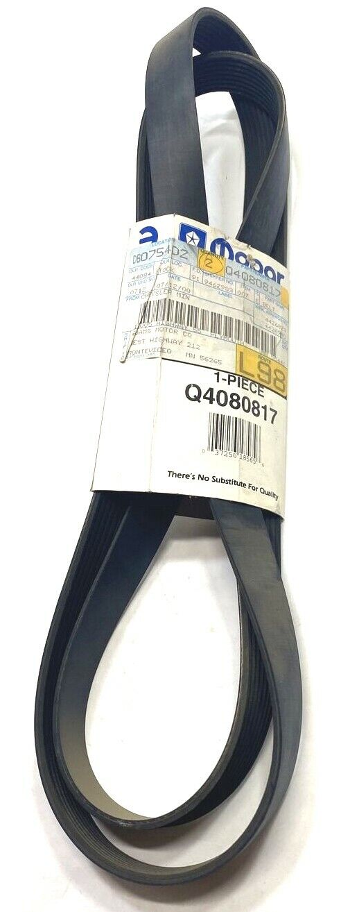 New OEM Mopar Accessory Drive Belt Q4080817