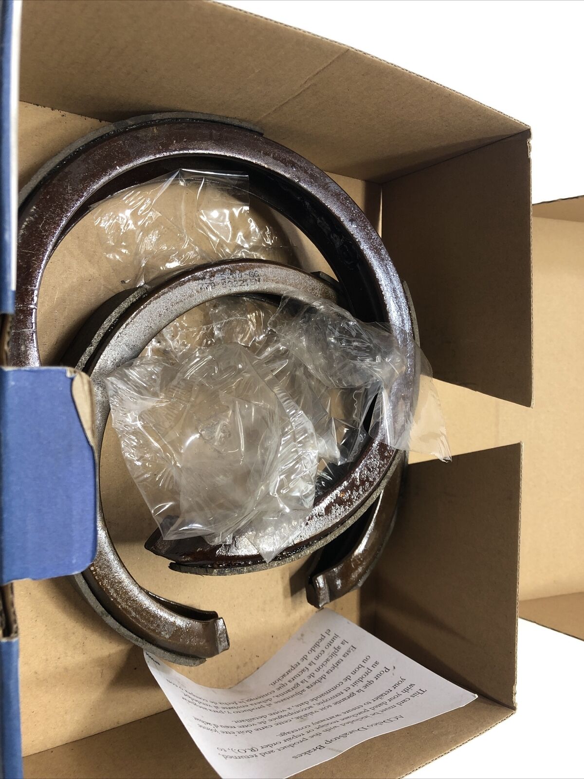 New OEM Genuine GM ACDelco 14770B Bonded Rear Parking Brake Shoe 19287994