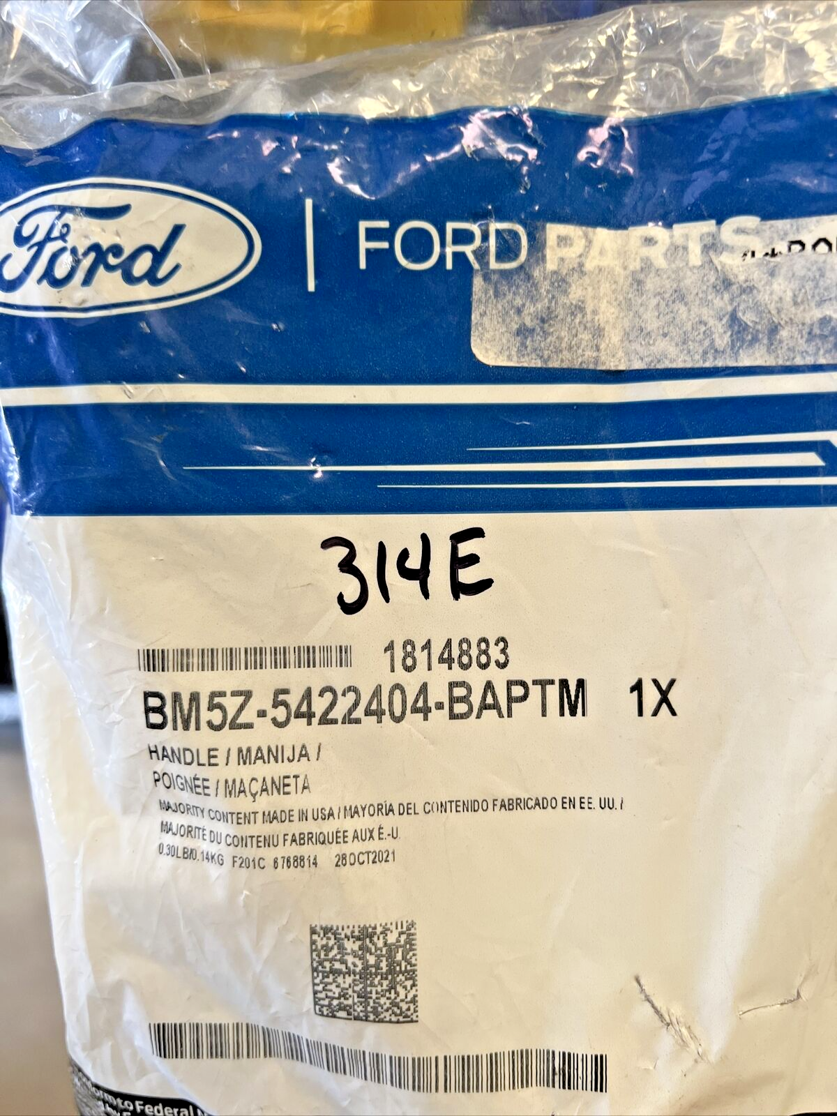 New OEM Genuine Ford Escape 2012-2019 Handle Outside BM5Z5422404BAPTM