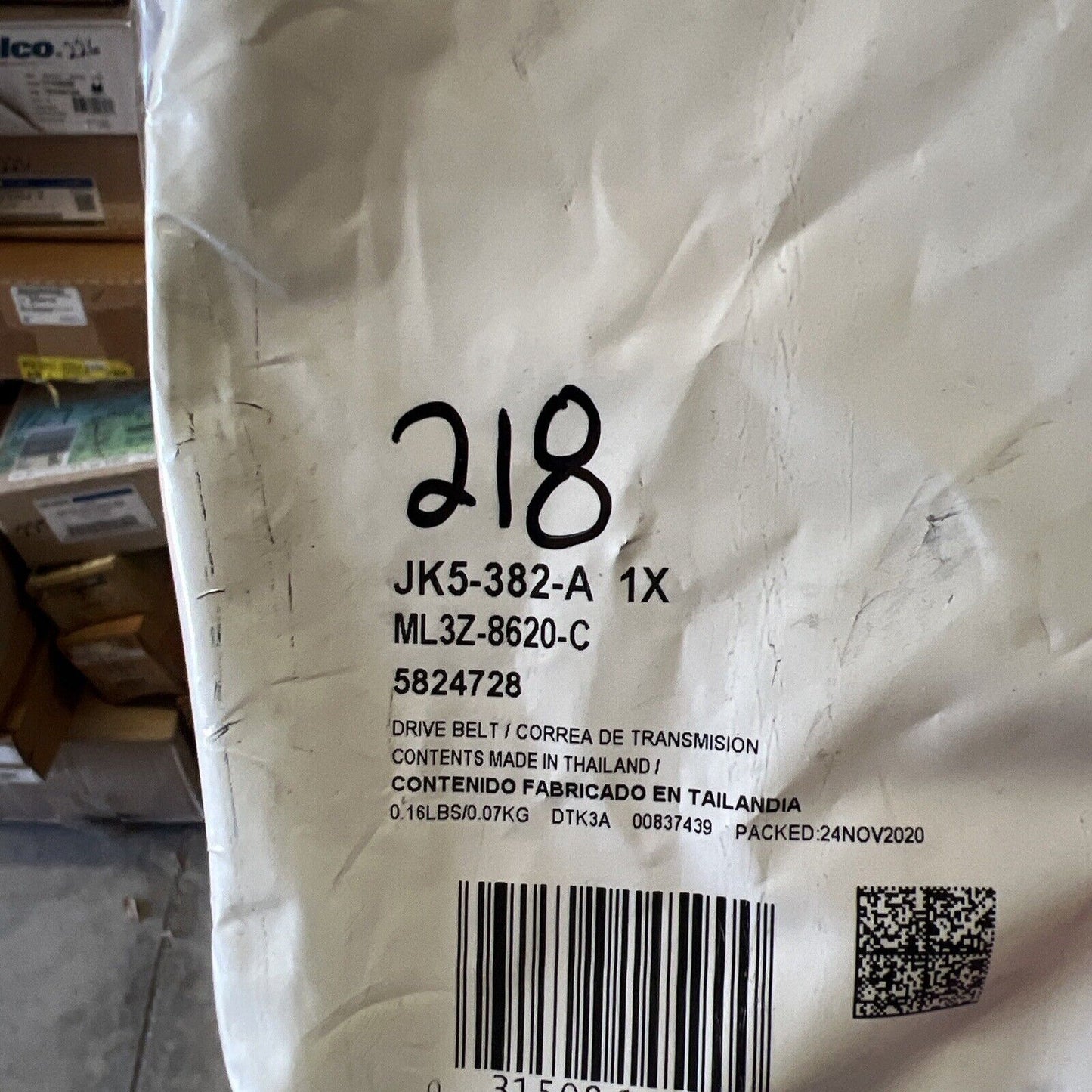 New OEM Genuine Ford F-150 2021-2023 Serpentine Belt Motorcraft JK5382A