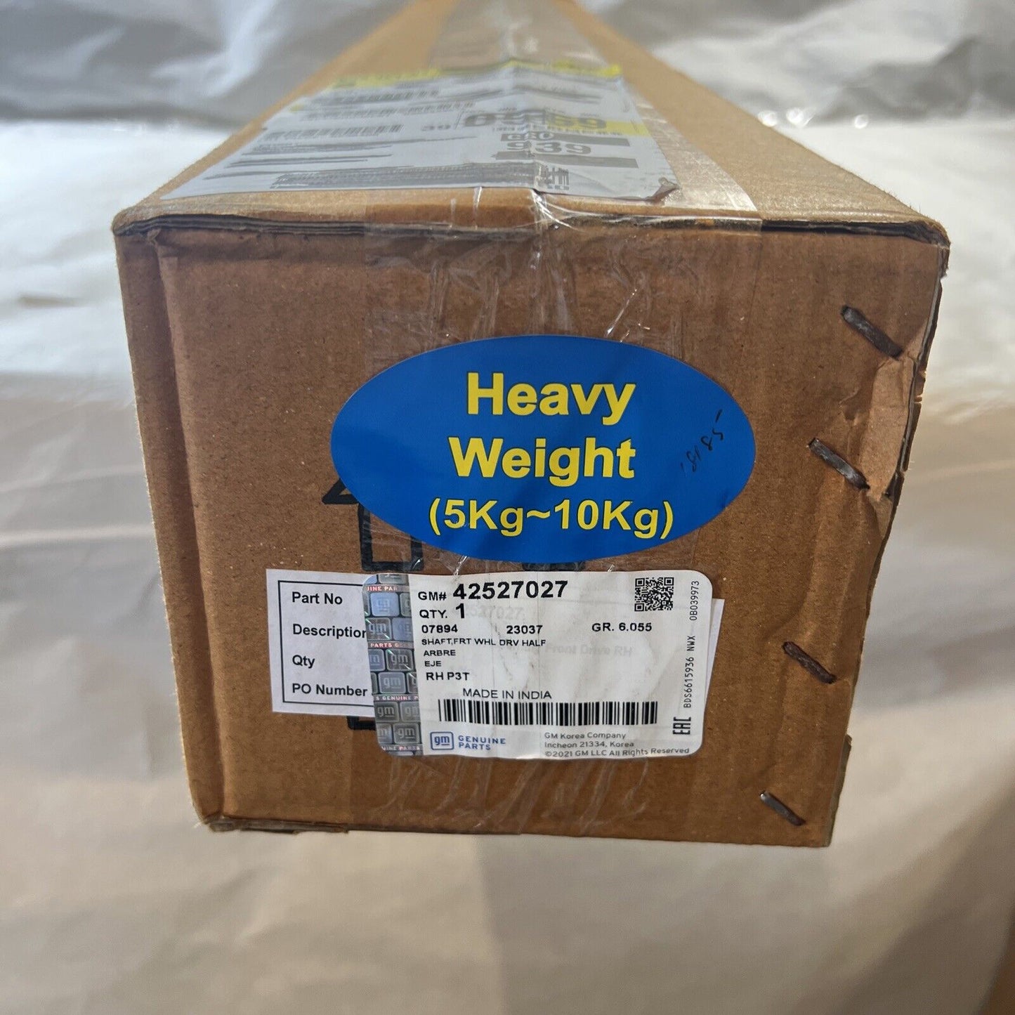 Genuine OEM GM Chevrolet Front Right Passenger Side Half-Shaft Assembly 42527027