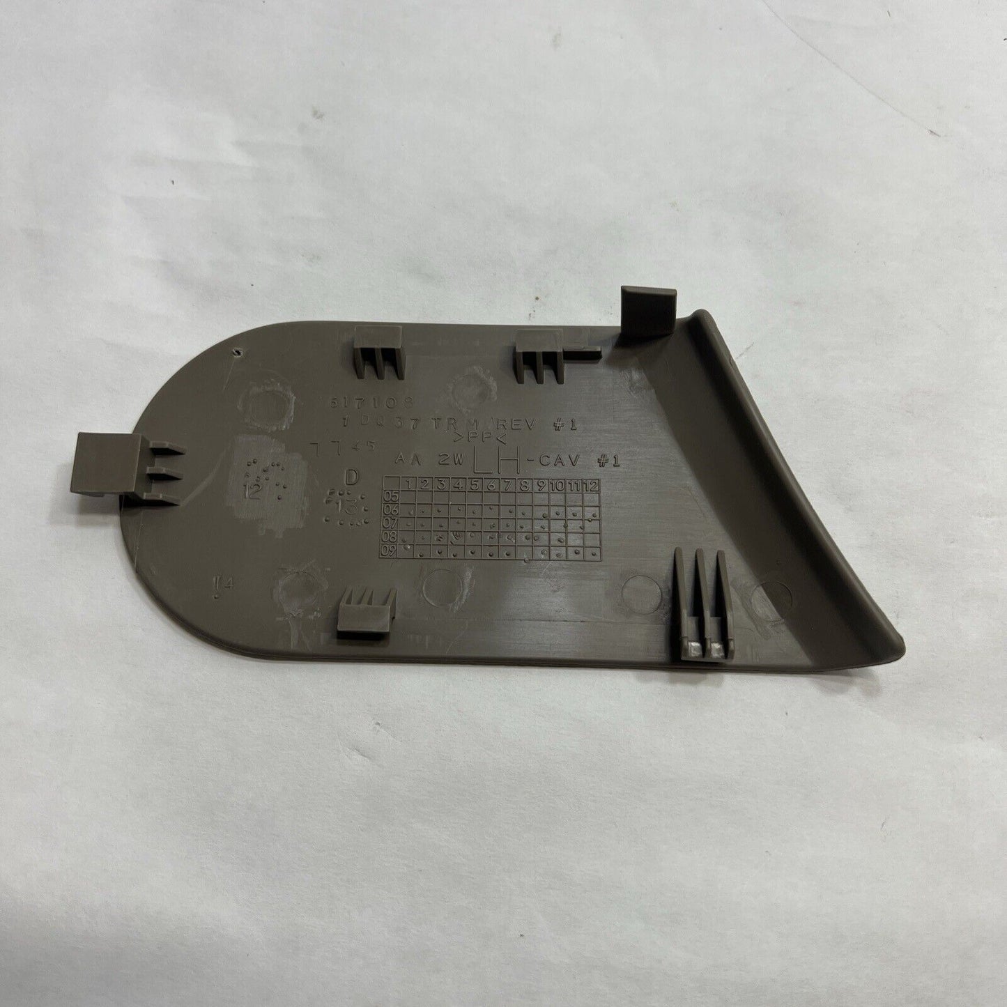 Genuine OEM Mopar Compass Left Driver Side Anchor Seat Cover 07-17 1DQ37DK2AA