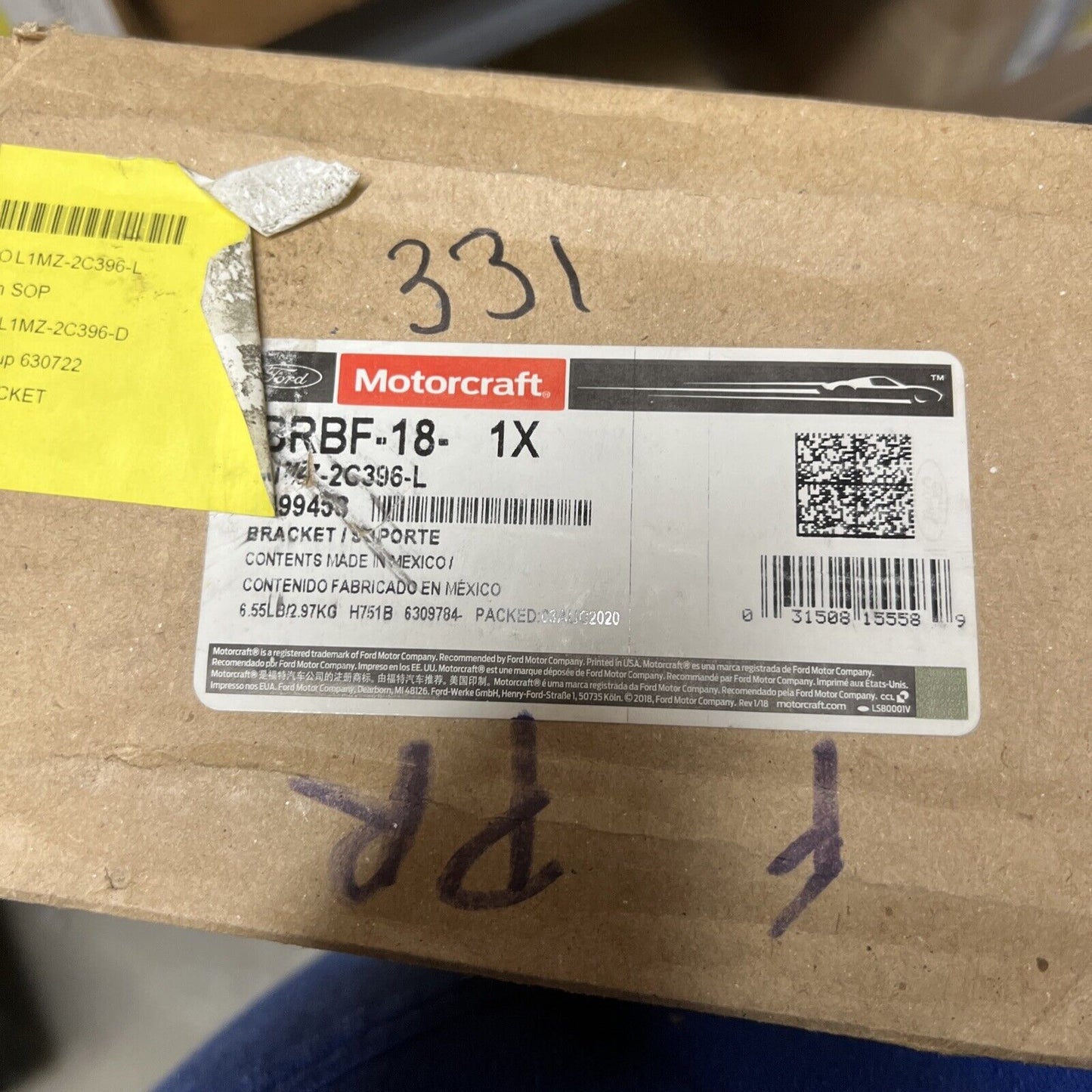 New OEM 2020-23 Ford EXPLORER Front Driver Side Brake Caliper Motorcraft BRBF18