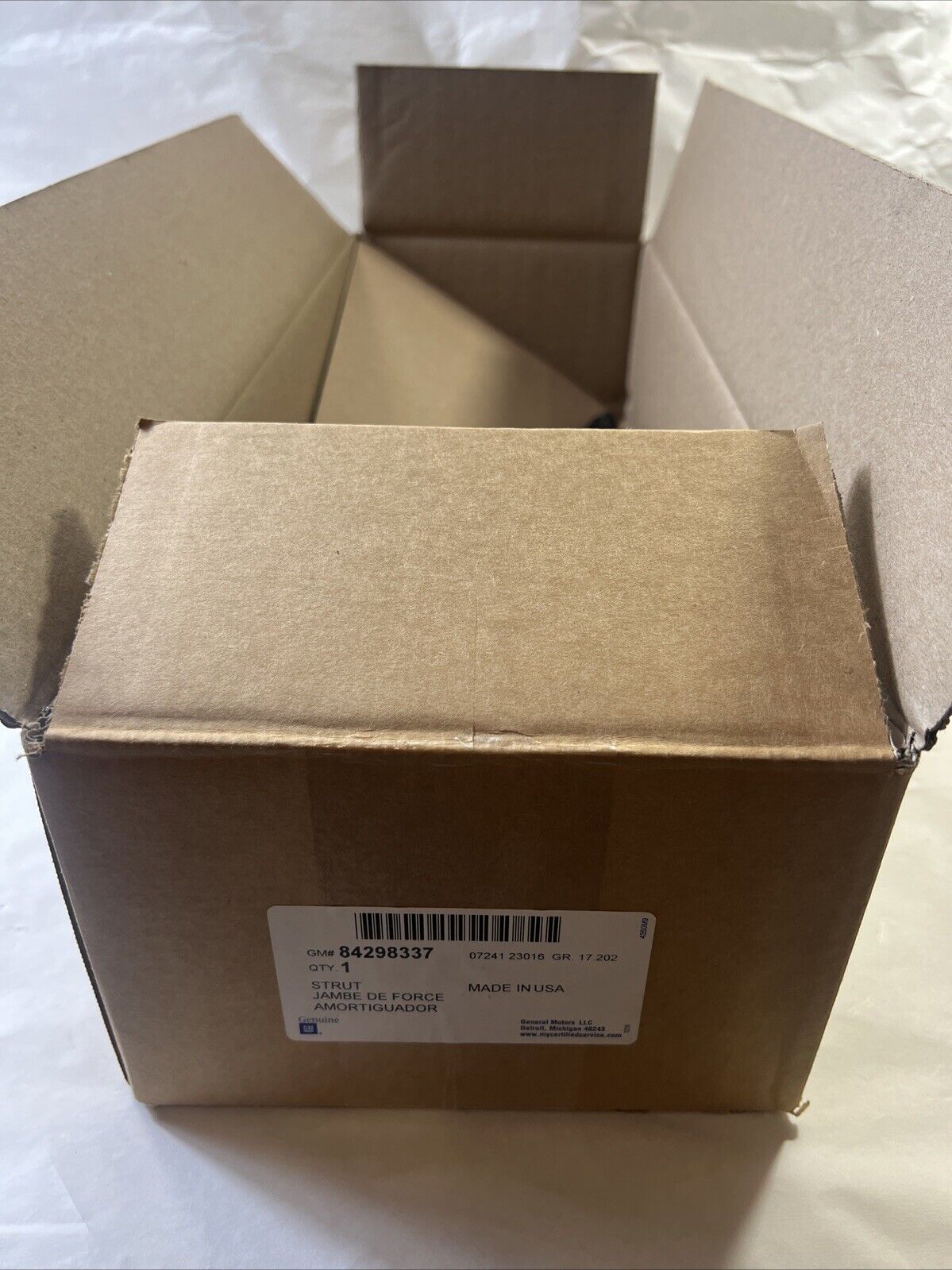 Genuine OEM GM Chevrolet Traverse Liftgate-Lift Cylinder 2009-2017 84298337