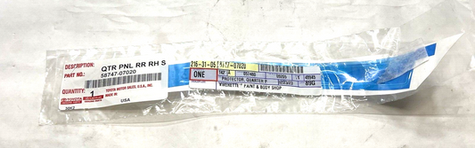 New OEM Genuine Toyota Avalon 2019-2022 Quarter Panel Protector 5874707020