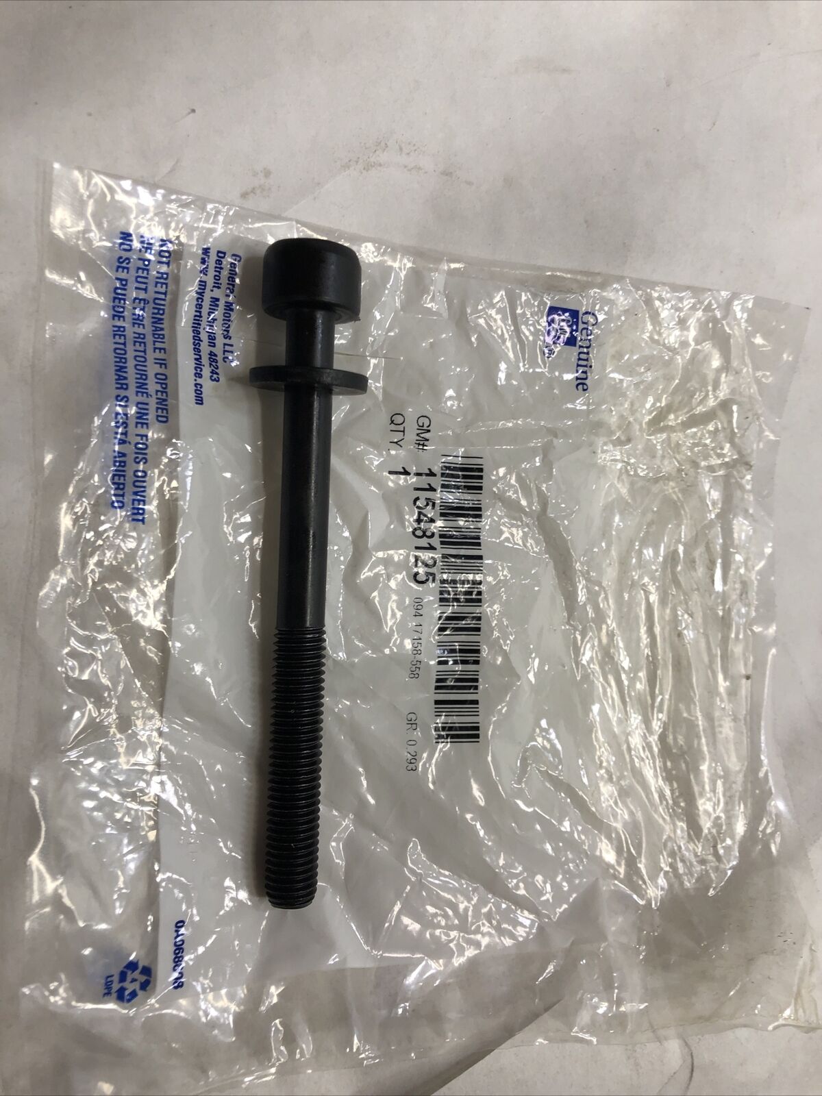 GM Engine Cylinder Head Bolt 11548125