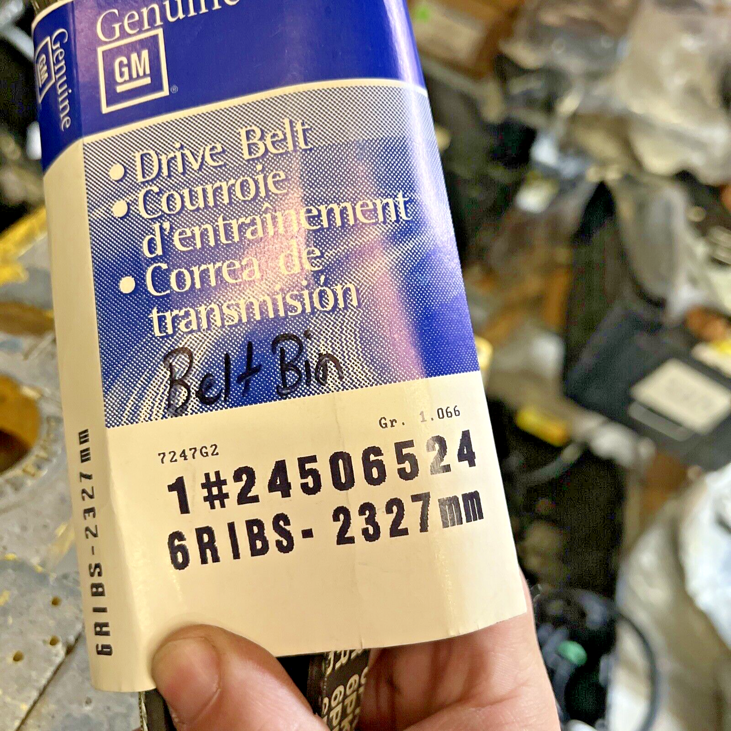 Genuine OEM GM Regal V Ribbed Serpentine Belt 1999-2004 24506524