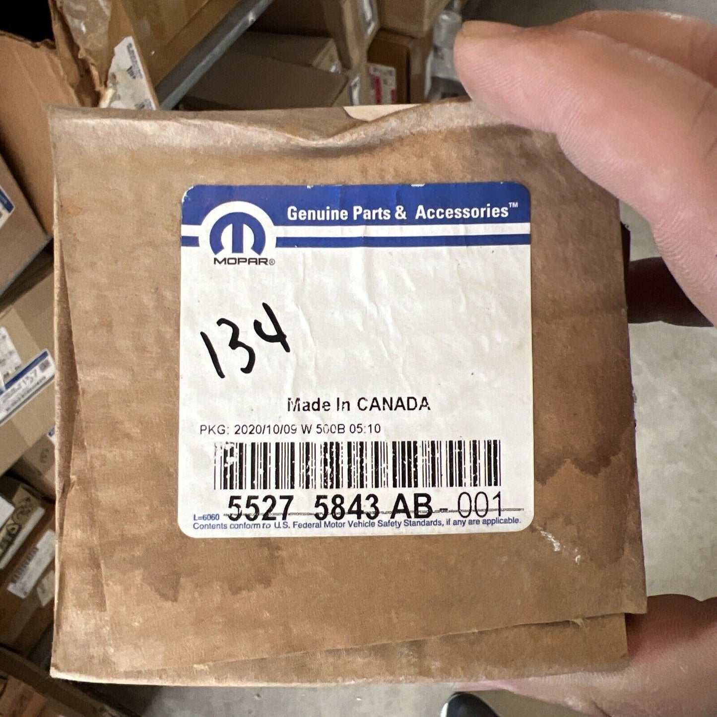 New OEM Genuine Mopar Dakota Ram 1500 2002-2011 Hood Latch Striker 55275843AB