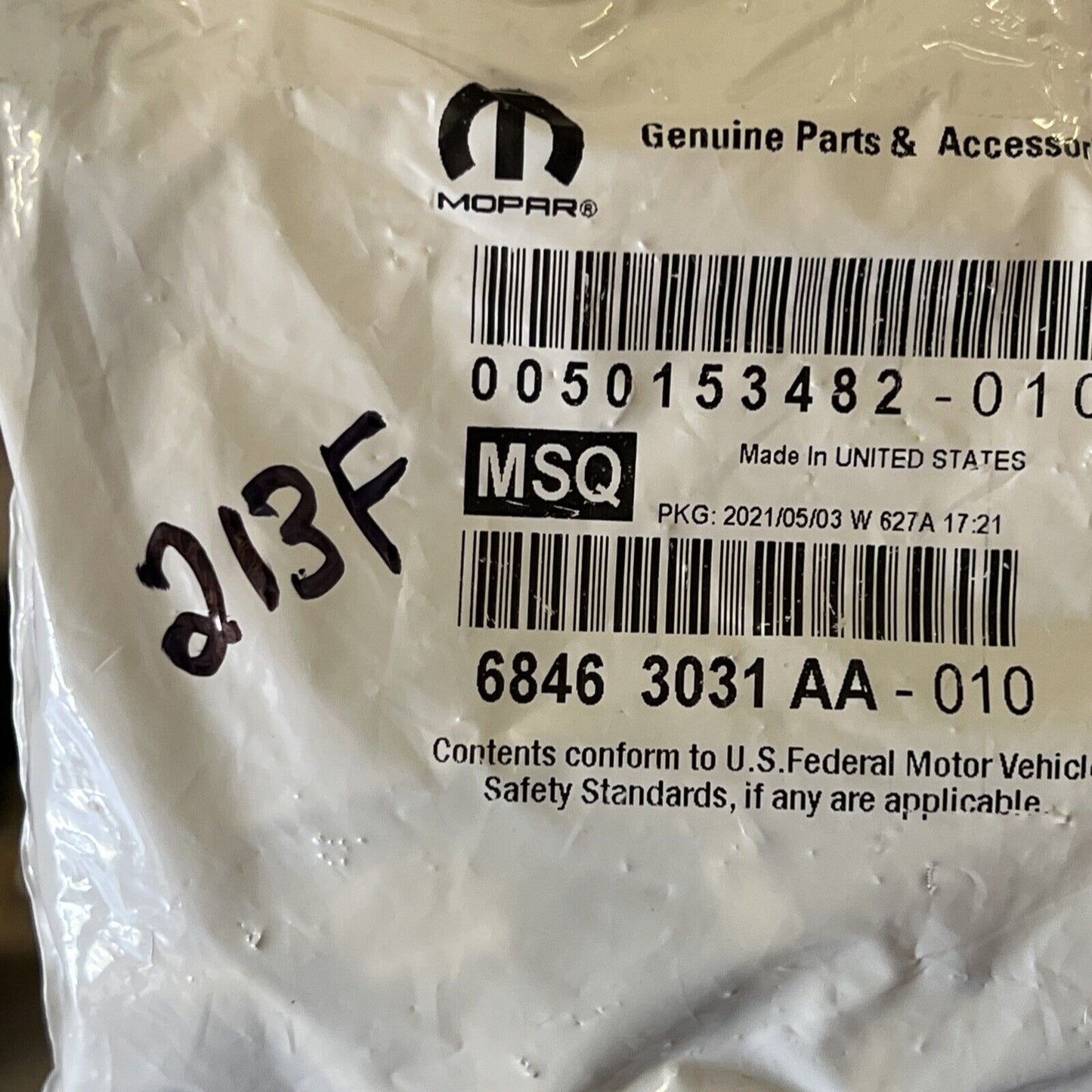 New OEM Genuine Mopar Tail Light Grommet 68463031AA