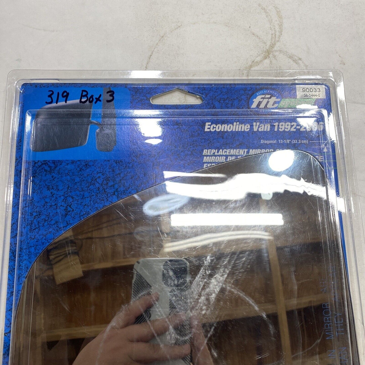 New Fit System Replacement Mirror Glass for Econoline 92-06 Passenger Side 90033