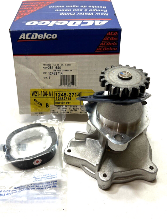 New OEM Genuine GM Engine Water Pump-Water Pump Kit ACDelco 251-644