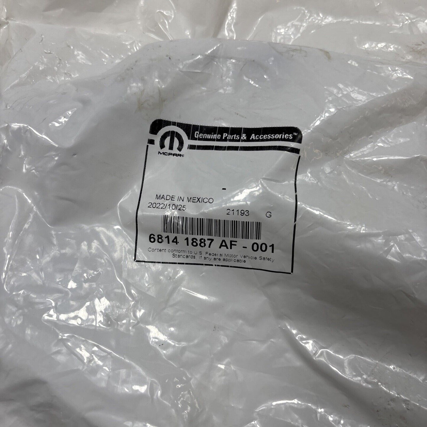 Genuine OEM Mopar ABS Speed Sensor 2016-2020 Jeep Cherokee 68141887AF