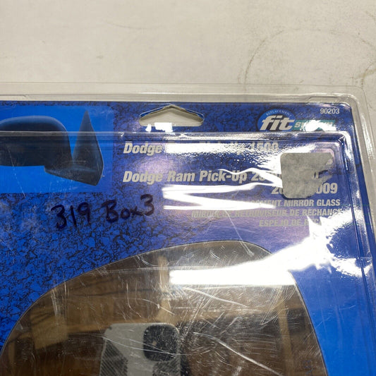 New Fit System Passenger Side Mirror Glass 90203 Dodge for Ram 1500 2500 3500