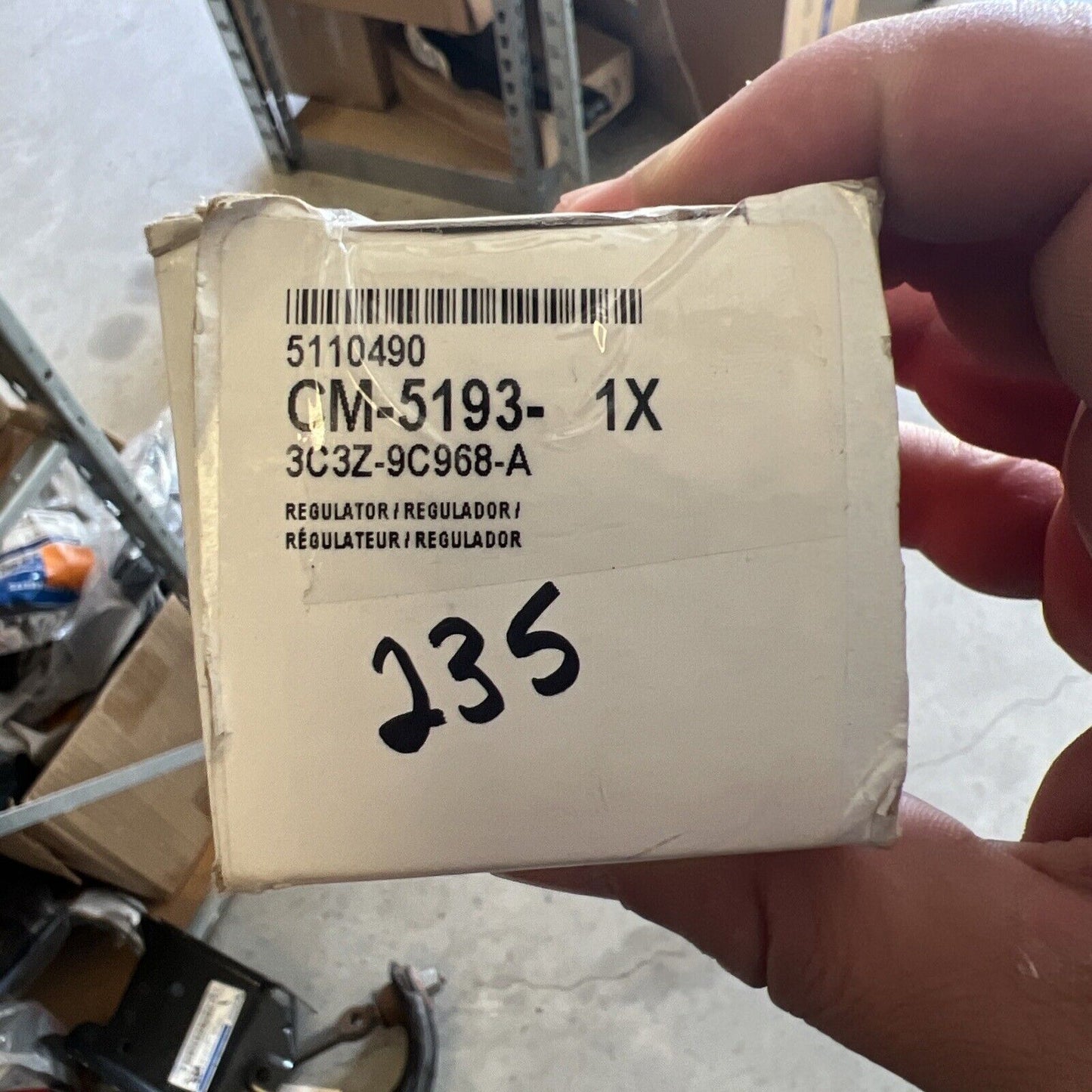 New OEM Genuine Ford Regulator Fuel Pressure Motorcraft CM5193