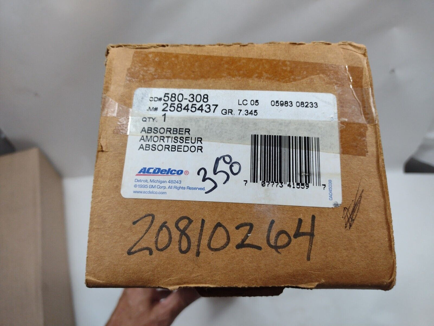 Genuine OEM GM Chevrolet Tahoe Shock Absorber 2007-2014 25845437 ACDelco 580-308